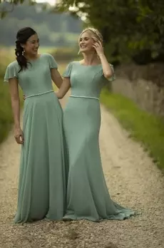 Riley M465A Glamorous Art Deco Bridesmaid Dress True Bridesmaids